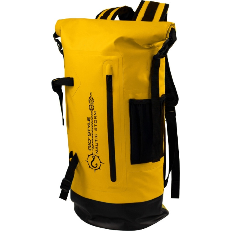 Gio`style Ūdensnecaurlaidīga termiskā mugursoma Dry Nautic Storm Zaino 25L, 28,5x17x70cm, dzeltena