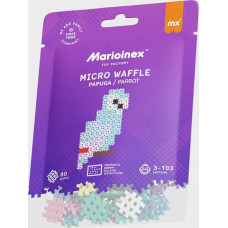 Marioinex 905883 Klocki micro waffle 80 szt (Papuga)