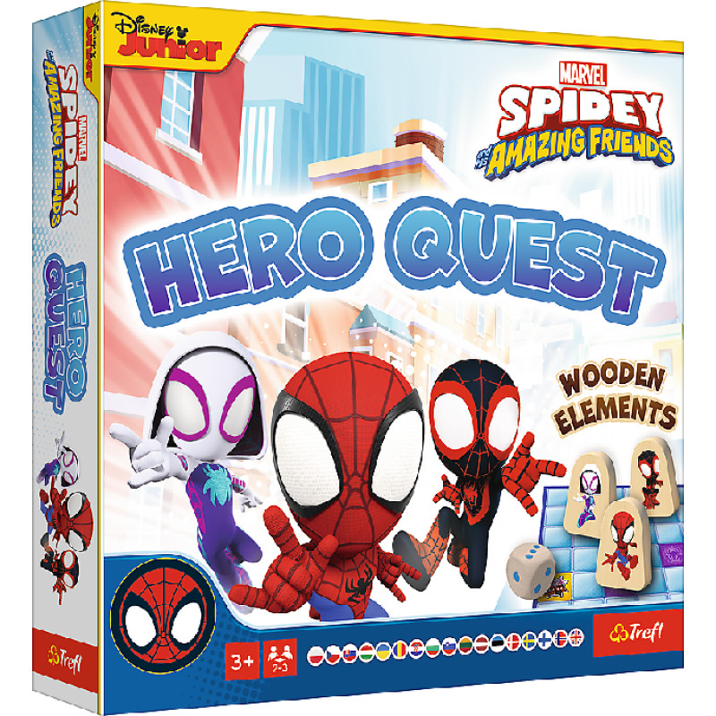 Trefl 02436 Gra planszowa Spidey Hero Quest