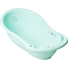 Tega Baby Vanna 86 cm  ar korķi  RABBITS light green  TegaBaby KR-004-105