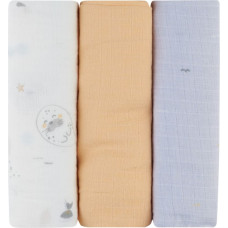 Muslin swaddle set 3 pcs 75x75 cm Seally Me