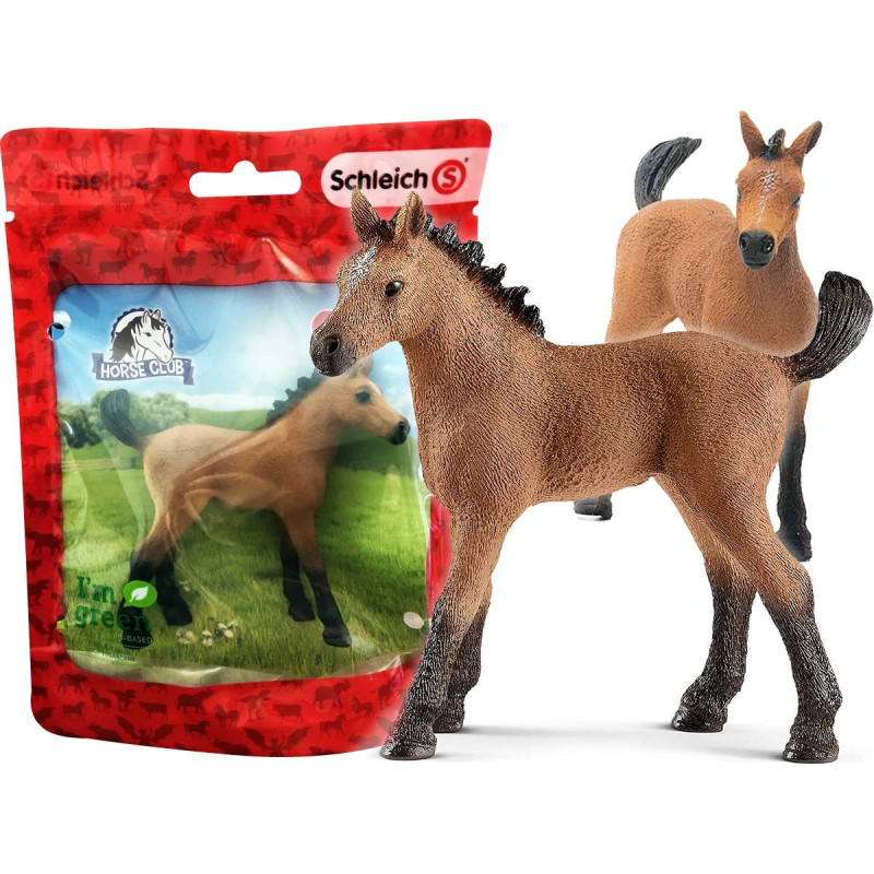 Schleich 13854S Koń Rasy Quarter Źrebię Horse Club Red