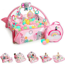 Bright Starts leikkialusta – 12625 – aktiviteettikuntosali ja pallomeri – Rainbow Tropics