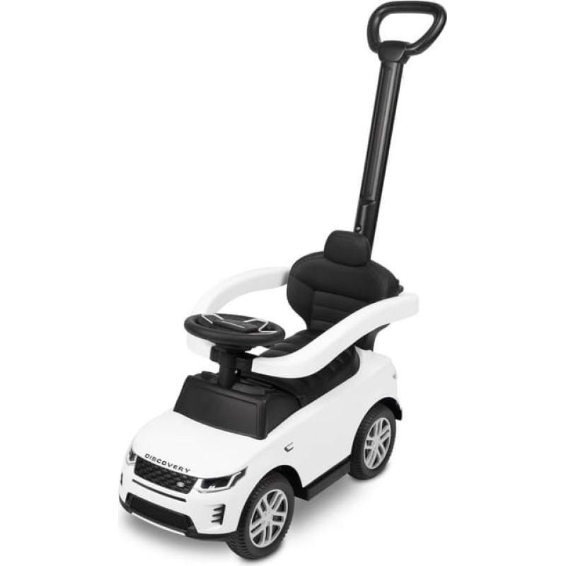 Toyz LAND ROVER työnnettävä auto kahvalla, valkoinen