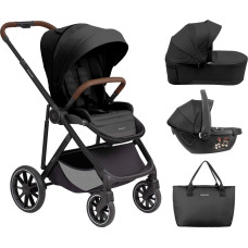 Kikkaboo yleisrattaat 3-in-1 Chiara, musta