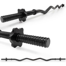 Springos Black bent bar ACT0009, 120 cm, 25 mm