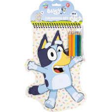Moxy värityskirja ”Bluey” värikynien kanssa, 20 sivua
