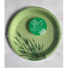 Gogreen Ekoloģiski papīra šķīvji Reed Go Green Ø22cm 10 gab./ 0,11kg