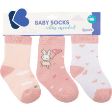 Baby socks thermal Rabbits in Love 1-2y