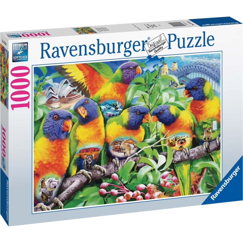 Ravensburger puzzle Land of the Lorikeet 1000p 16815