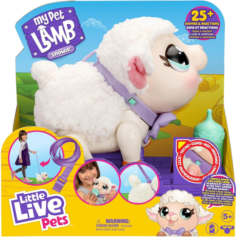 Moose Little Live Pets My Pet Lamb Snowie 26476