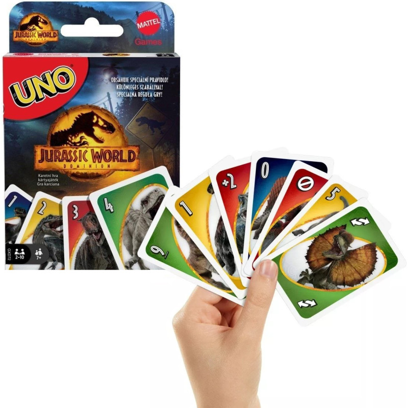 UNO Kortit Jurassic Park