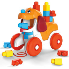 Fisher Price palikat - 79582 - MEGA BLOKS- vedettävä koiranpentu