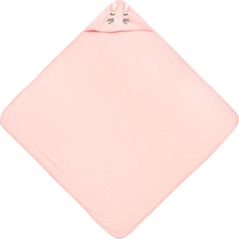 Sensillo BATHFRIENDS kylpypyyhe hupulla 100x100 RABBIT PINK
