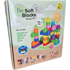 Gerardo's Toys pehmeät palikat, 71 kpl