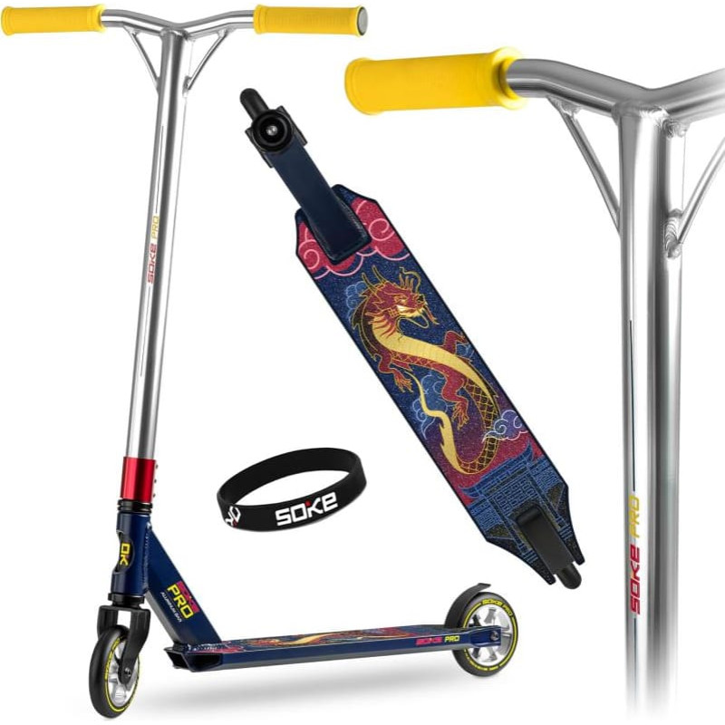 Soke Temppupotkulauta SOKE PRO, purple-red