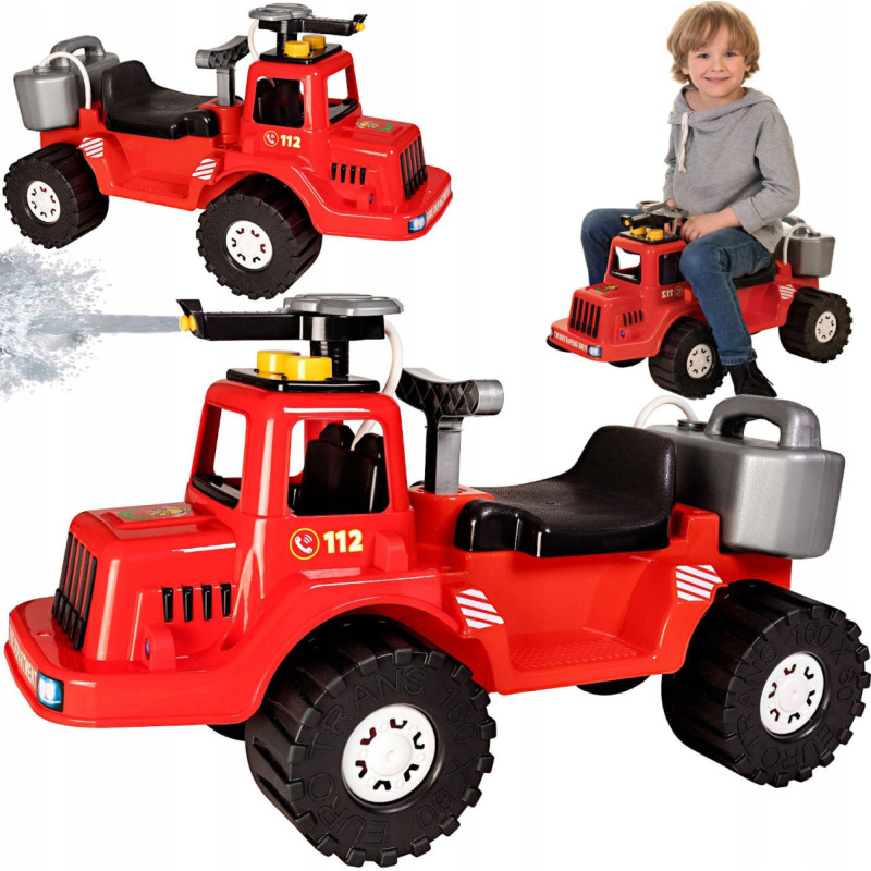 Palomiespotkupyörä vesipumpulla