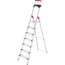 Hailo kotitaloustikkaat L85 ComfortLine, alumiinia, 7 askelmaa