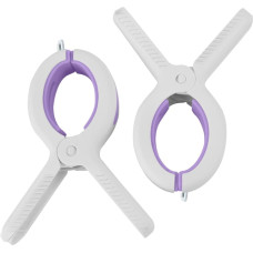 Gio’Style Love XL pyykkipojat, 2 kpl, rantapyyhkeille, 10×2×13 cm, lajitelma – limenvihreä, vaaleansininen, oranssi tai liila  Latviešu: