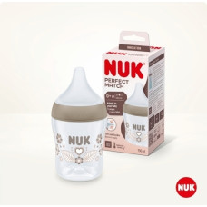 NUK PERFECT tuttipullo 150 ml, sydänkuvio, tuotekoodi 449973 / 572533 / 10743092