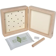 Käden- ja jalanjälkisarja kaksoiskehyksellä ”Sydän”