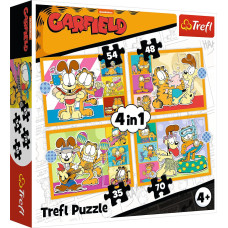 Trefl palapelisarja ”Garfield” – 4 yhdessä