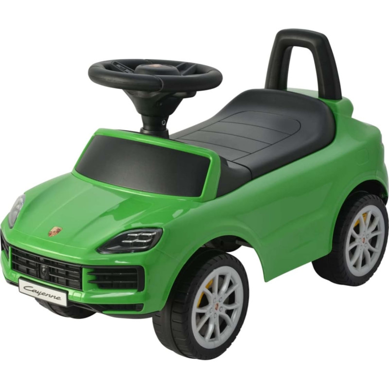 Milly Mally työnnettävä potkuauto Porsche Cayenne S Green