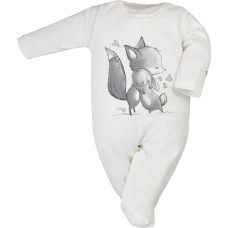 KOALA FOXY rāpulītis ar jaciņu 62 izmērs, ecru