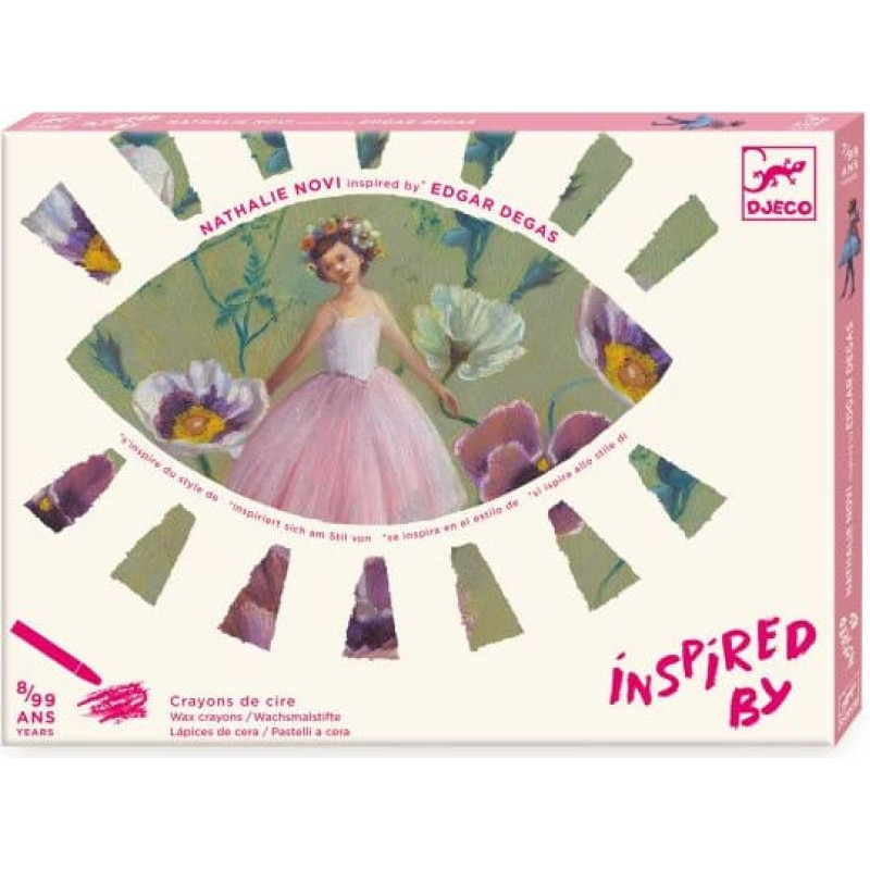 DJECO Iedvesmots! - Krāsošana - Balerīna DJ09381