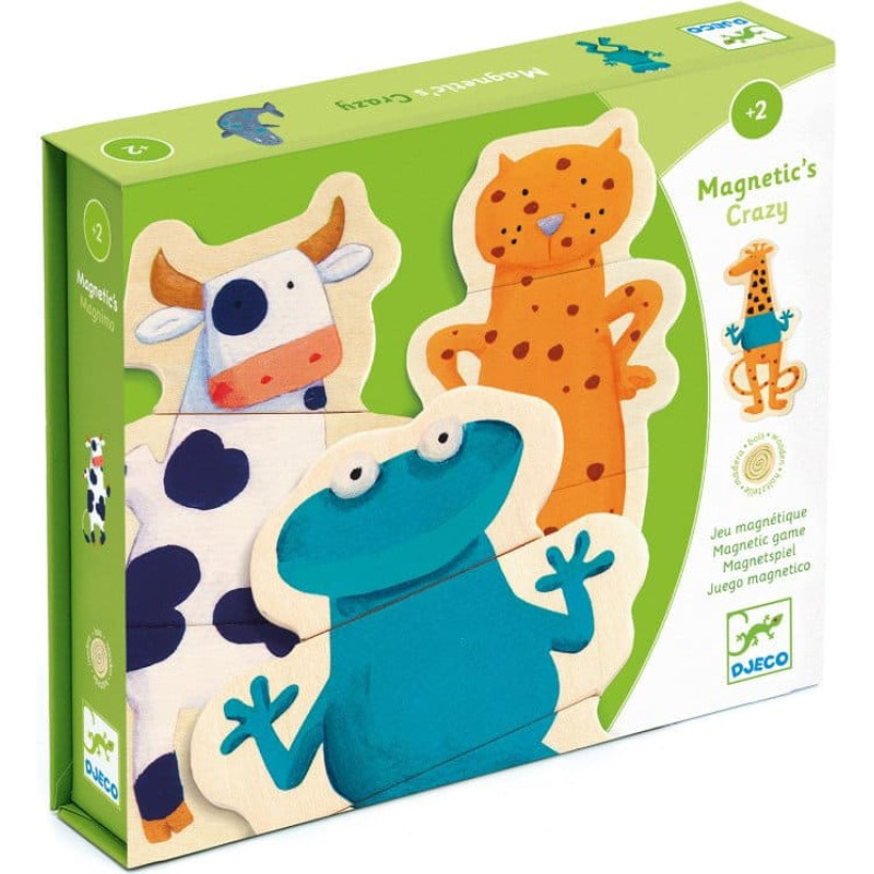 DJECO Magnēti – Jautrie dzīvnieciņi (24 gab.) DJ03111