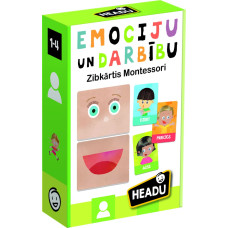 HEADU Montessori zibkartītes Emocijas un darbības (latviešu val.) LV52989