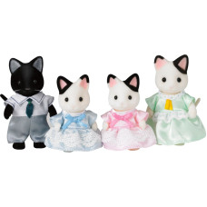 SYLVANIAN FAMILIES Tuxedo melnbalto kaķu ģimene