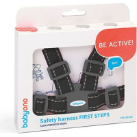 BABYONO drošības pavadiņa-siksna (josta) FIRST STEPS 6m+ 1gab. 070/02 grey