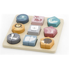 VIGA PolarB Koka rotaļlieta Formu šķirotājs Savvaļas dzīvnieki 18m+ 255611 (44012)