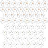 Pastelowe Love Sienas uzlīmes Daisies X