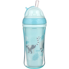 CANPOL BABIES Jungle pudelīte ar salmiņu un dubulto sieniņu 260ml 74/051 Lemur ATLAIDE