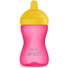 PHILIPS AVENT MY GRIPPY mācību krūzīte ar cietu snīpi 300ml. 18m+ SCF 804/04 rozā