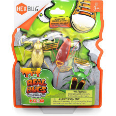 Hex Bots HEXBUG Interaktīvā rotaļlieta Nano reālistiskās vaboles, 3-paka