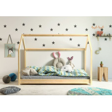 KOCOT KIDS gulta bez atvilknes un bez matrača BELLA natural 180x80cm