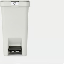 BRABANTIA atkritumu tvertne StepUp ar pedāli, 10l, Light Grey 800245