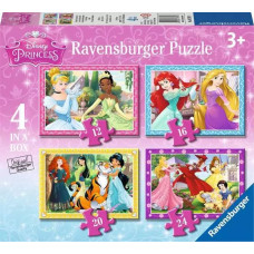 Ravensburger puzle 12x16x20x24elem. Princeses R07397