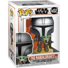 Funko POP! Vinila figūriņa: Star Wars: The Mandalorian ar lidojošu mugursomu