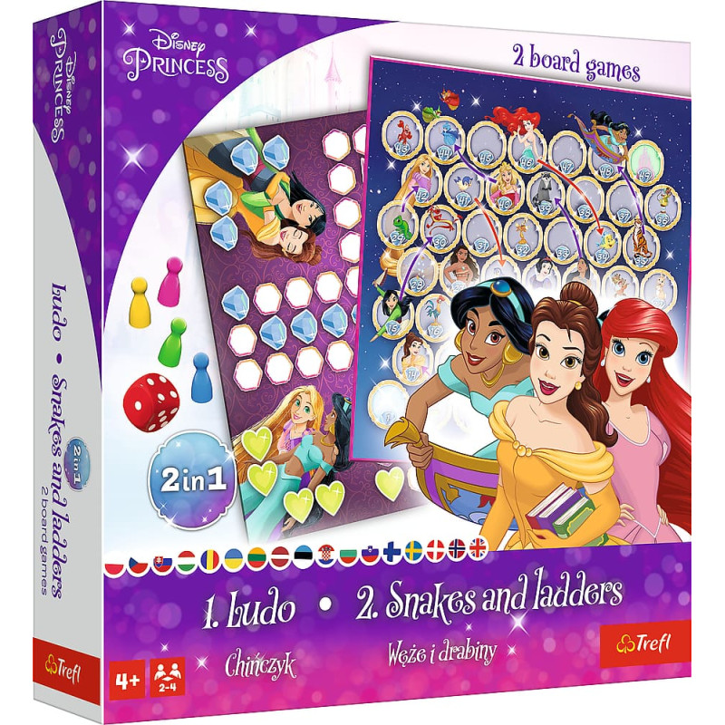 Trefl DISNEY PRINCESS Spēle 2 in 1 Princeses