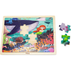 Viga 44645 Puzzle na podkładce 24 elementy - morze