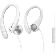 Philips In-Ear sporta austiņas ar cilpiņu un mikrofonu, baltas - TAA1105WT/00