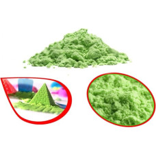 Kinētiskās smiltis 1kg maisiņā, zaļš