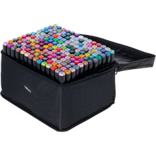 168 kaksipäistä alkoholitussia telineellä ja säilytyskotelolla