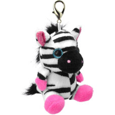 Wild Planet pehme võtmehoidja sebra, 8 cm