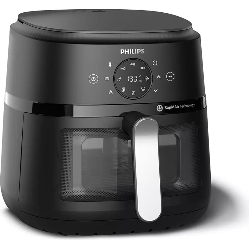 Philips kuumailmakeitin, 1700 W, 6,2 L, musta – malli NA231/00
