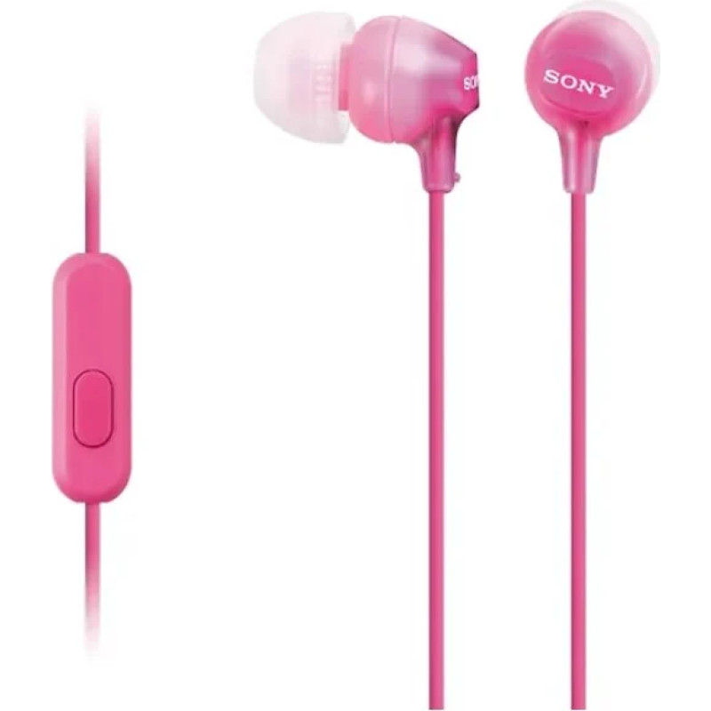 Sony in-ear austiņas (rozā) - MDR-EX15APPI